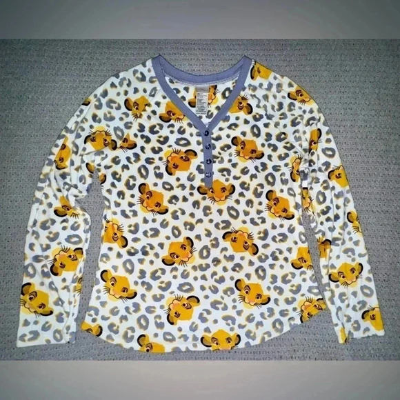 Disney The Lion King Simba Leopard Print Size XS Soft EUC - Picture 4 of 11
